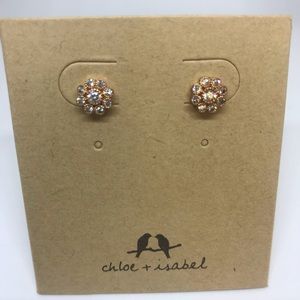 NWOT Petits Bijoux Floral Stud Earrings